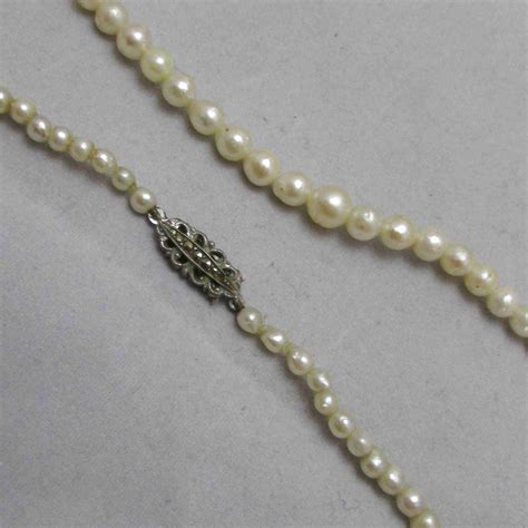 pearl necklace ebay|genuine pearl necklace for sale.